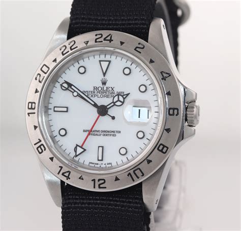 rolex explorer 16570 on nato|rolex 16570 for sale.